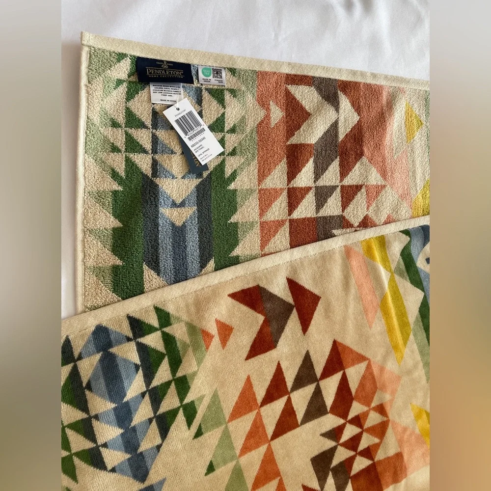 NWT Pendleton Jacquard Spa Towel Opal Springs Beach Pool XL 40x70 Oversized